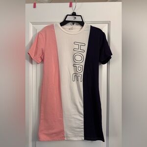 Pink, White, and Black HOPE T-Shirt